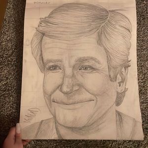 Personalized original piece of Robin Williams